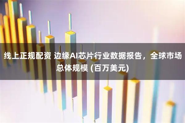 线上正规配资 边缘AI芯片行业数据报告，全球市场总体规模 (百万美元)